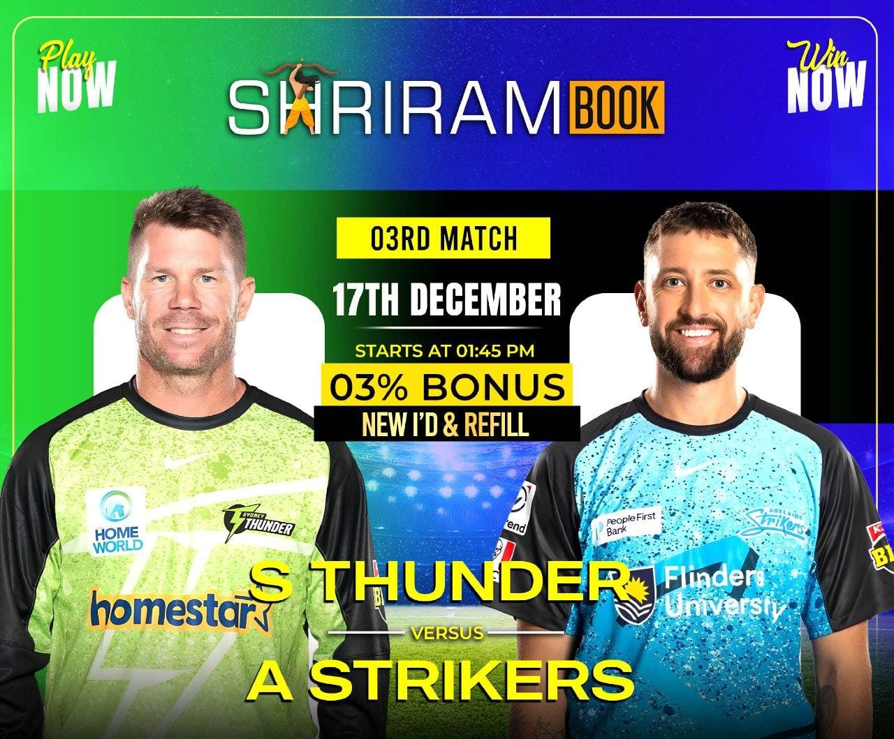 THU vs STR Shriram Book Match Prediction: Who Will Win Today’s BBL 14 Match 3 Between Thunder vs Strikers?